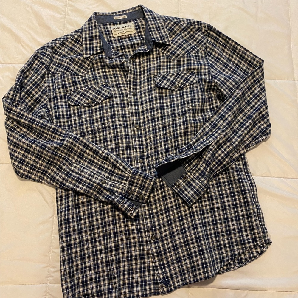 Western Pearl Snap, Size M